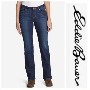 Eddie Bauer Mid-Rise Slightly Curvy Bootcut Jeans